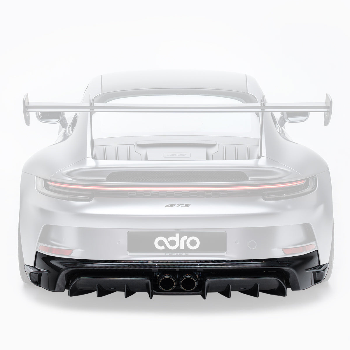 Porsche 992.1 GT3 Rear Diffuser & Apron Panel - Rear