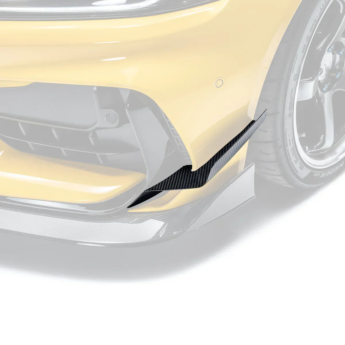 Prepreg Front Bumper Canards for Toyota GR Supra (ADRO