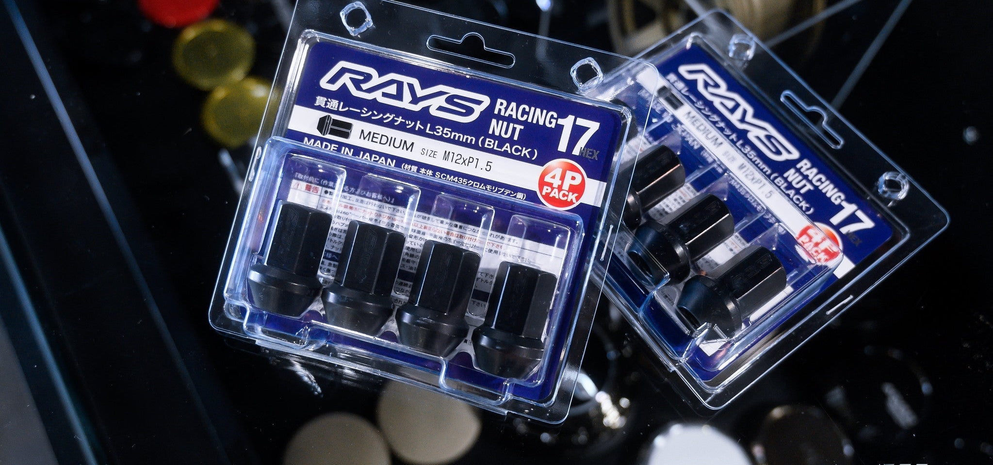 RAYS 17HEX L35 Racing Nut Medium Type - Premium Wheet Nuts from RAYS - From just $209.00! Shop now at MK MOTORSPORTS