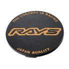 RAYS General Centre Cap - No.106 V4 BK-Hairline/OR - Centre