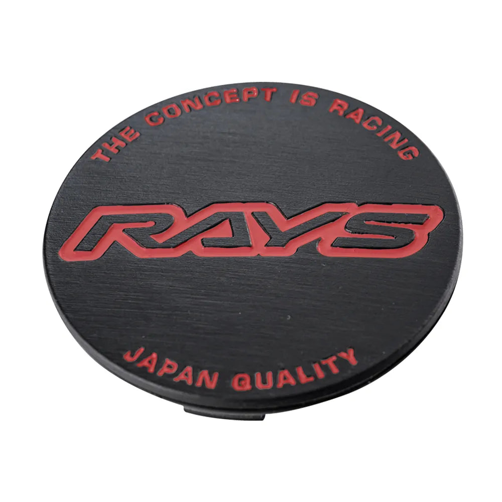 RAYS General Centre Cap - No.107 V4 BK Hairline/RD - Centre