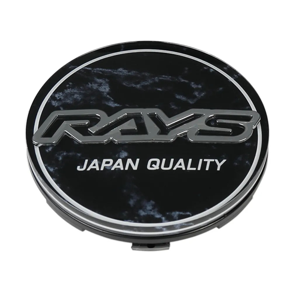 RAYS Homura Centre Cap - No.28 Ver.B BK-Marble/Chrome