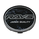 RAYS Homura Centre Cap - No.28 Ver.B BK-Marble/Chrome