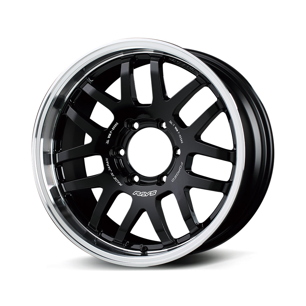 RAYS Offroad 07X 16’’ - 16x6 -5 5x139.7 / Black/Rim DC