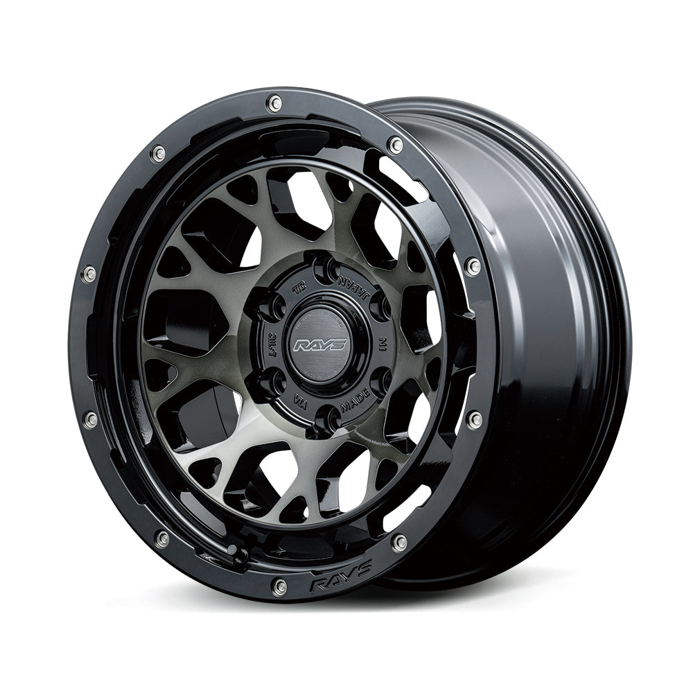 RAYS Offroad M9 + - 16x6 -5 5x139.7 / Black/Disk Clear