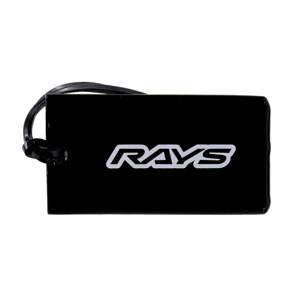RAYS RUBBER LUGGAGE TAG - Black - Merchandise