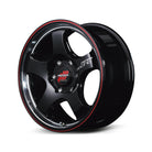 RMP Racing R05HC - 16x6.5 + 38 6x139.7 / Black Rim Vertical