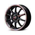 RMP Racing R10 - 15x5 + 45 4x100 / Crystal Black/Rim Polish