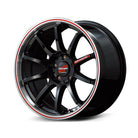 RMP Racing R10 - 17x7 + 48 5x100 / Crystal Black/Rim Polish