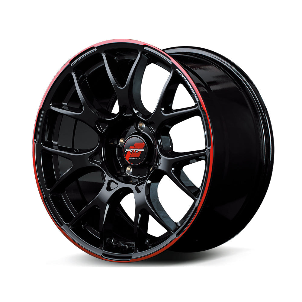 RMP Racing R27 - 18x9.5 + 22 5x114.3 / Black/Rim Red Line