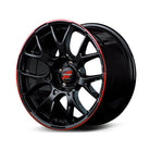 RMP Racing R27 - 18x9.5 + 22 5x114.3 / Black/Rim Red Line