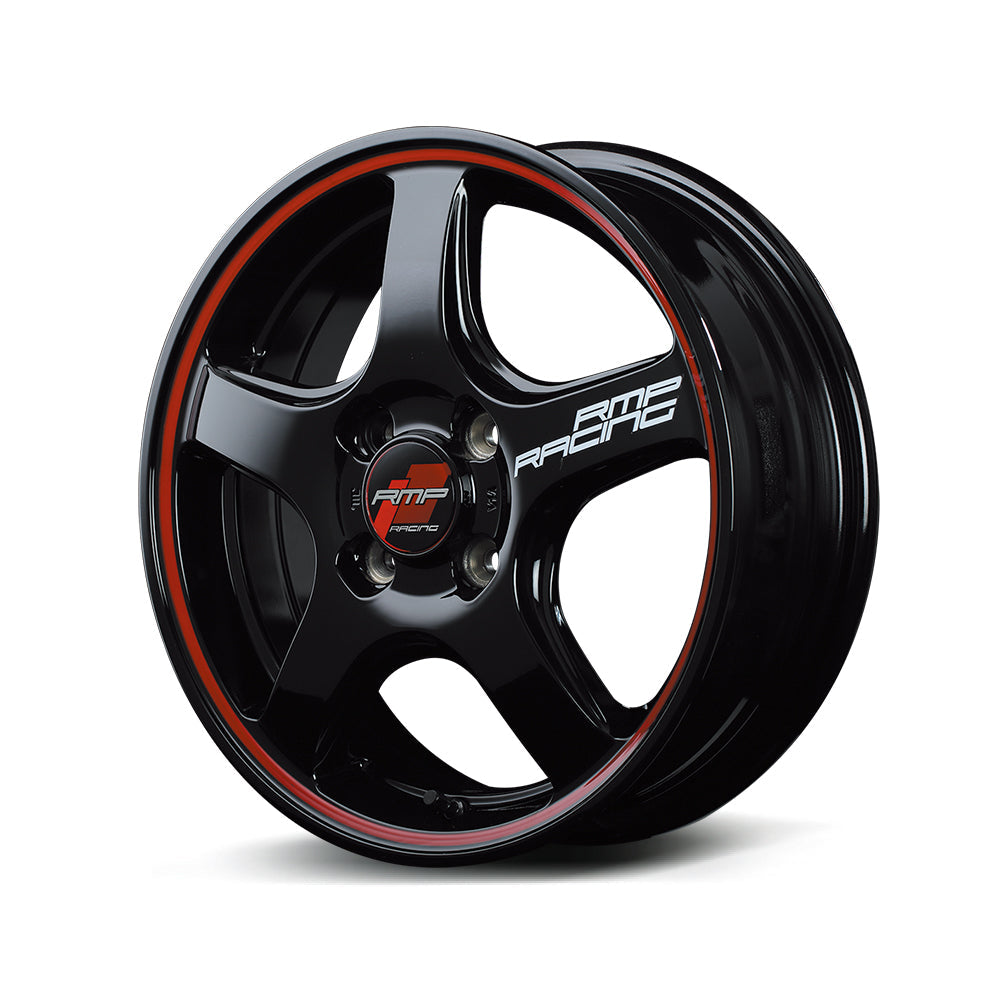 RMP Racing R50 - 15x5 + 45 4x100 / Black/Rim Red Line