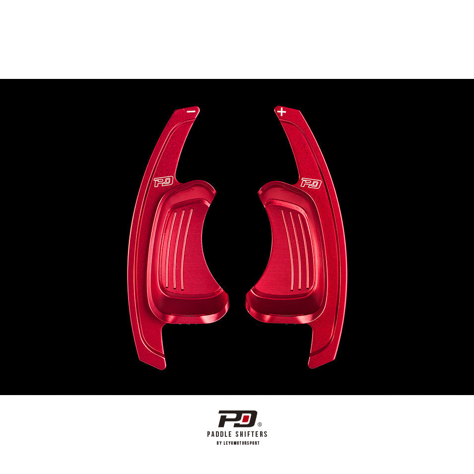 S Tronic Billet Paddle Shift Extension V2- Audi - Red