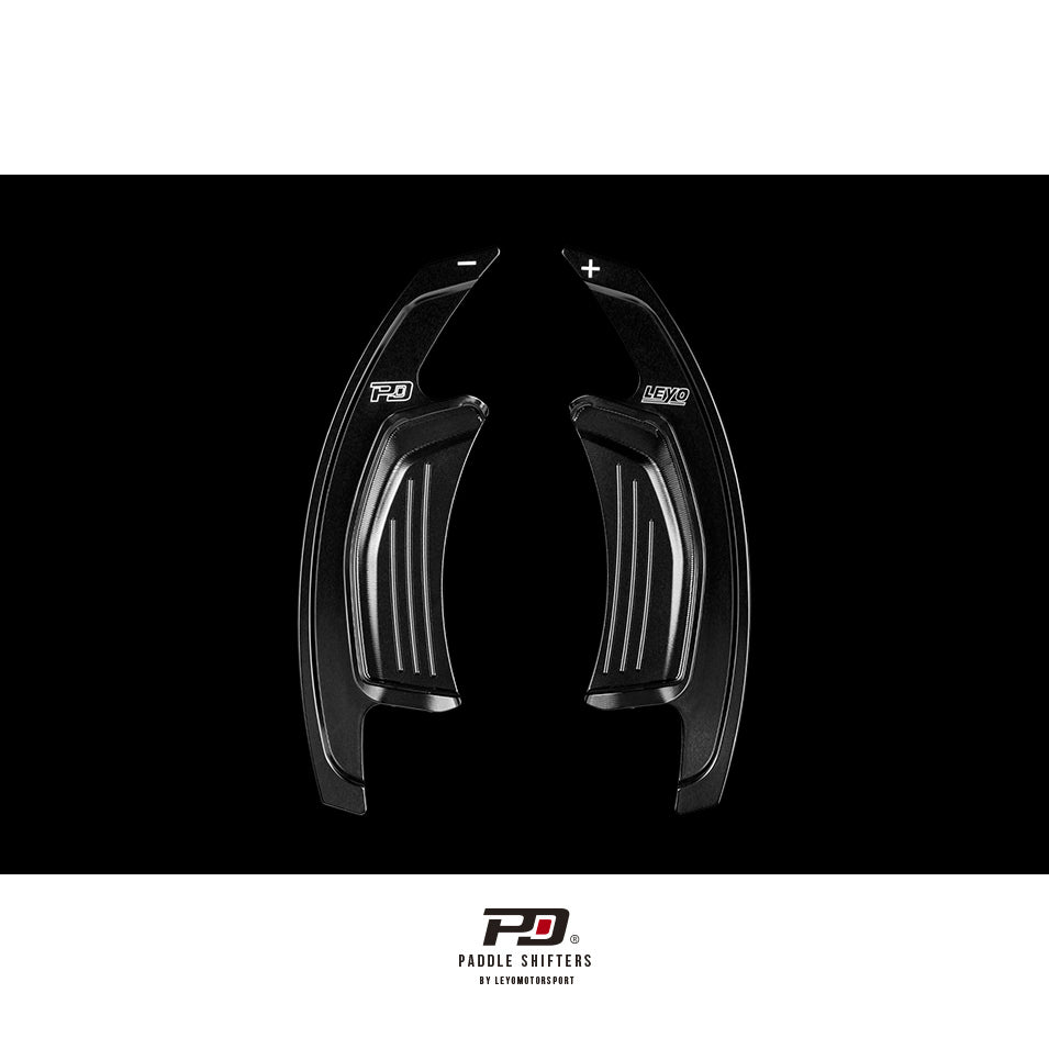 S Tronic Billet Paddle Shift Extension V3- Audi - Black