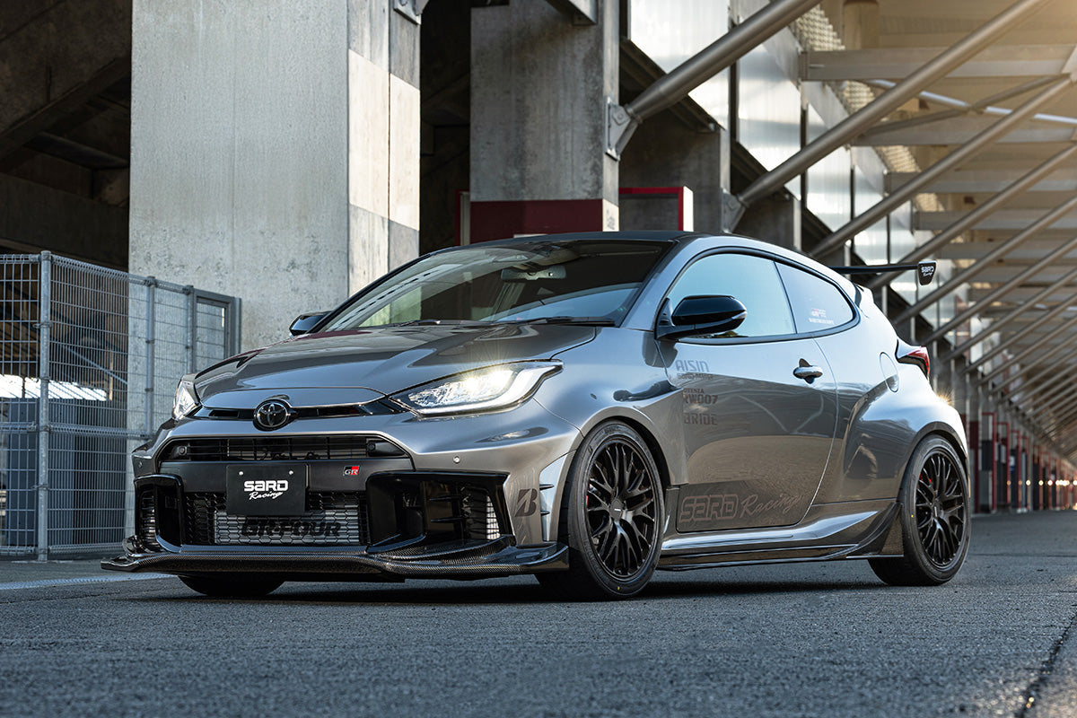 SARD GT1 Front Half Spoiler for GR Yaris - Gen2 / FRP