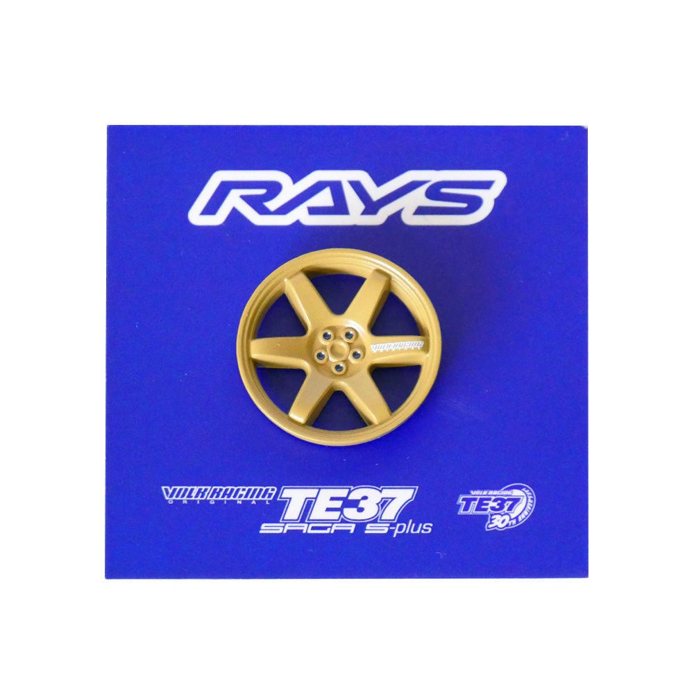 TE37 30TH RAYS x LEEN CUSTOMS COLLAB Pin Badge - TE37 OG