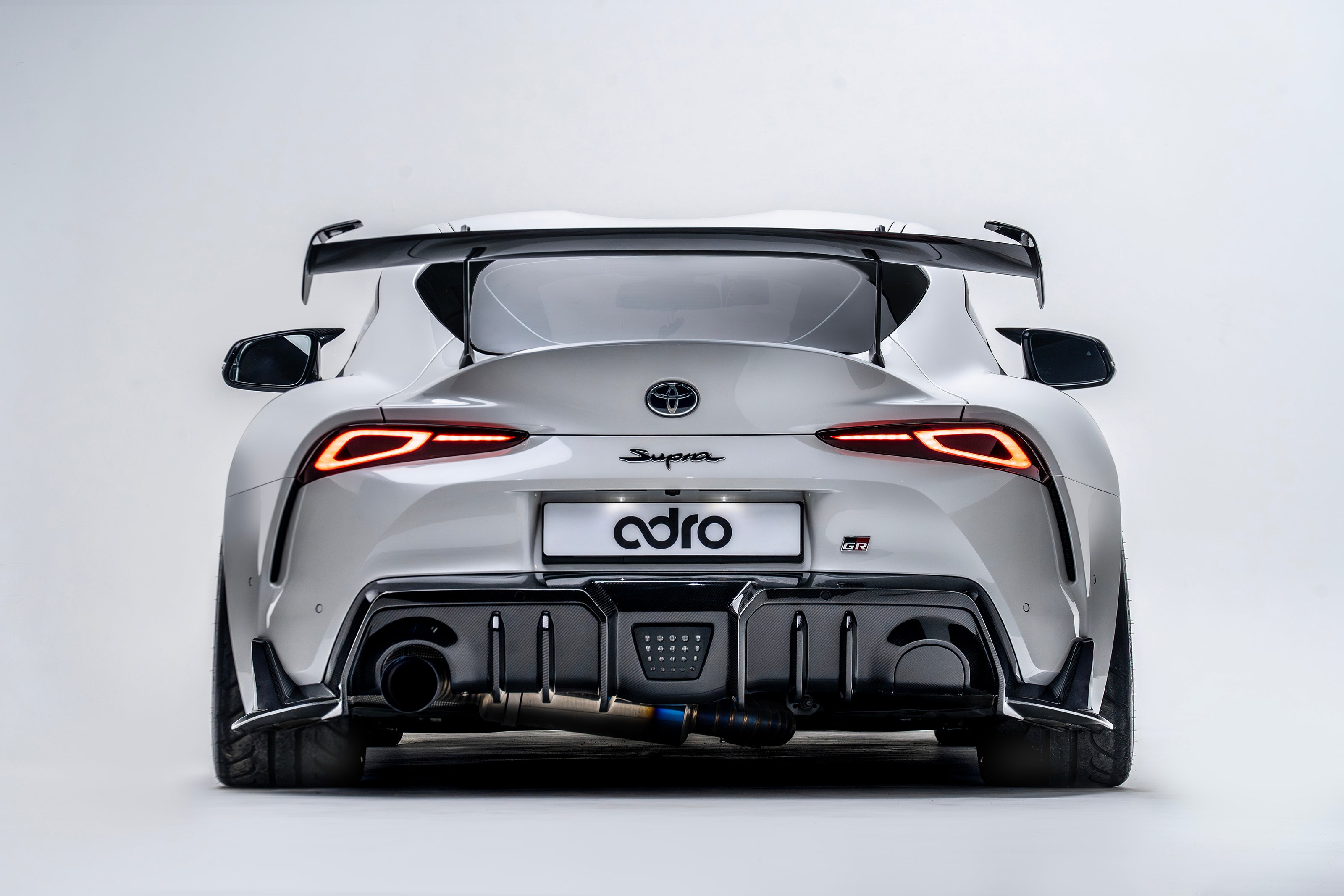 Toyota GR Supra A90 Carbon Fiber Rear Diffuser 2019+ - Rear