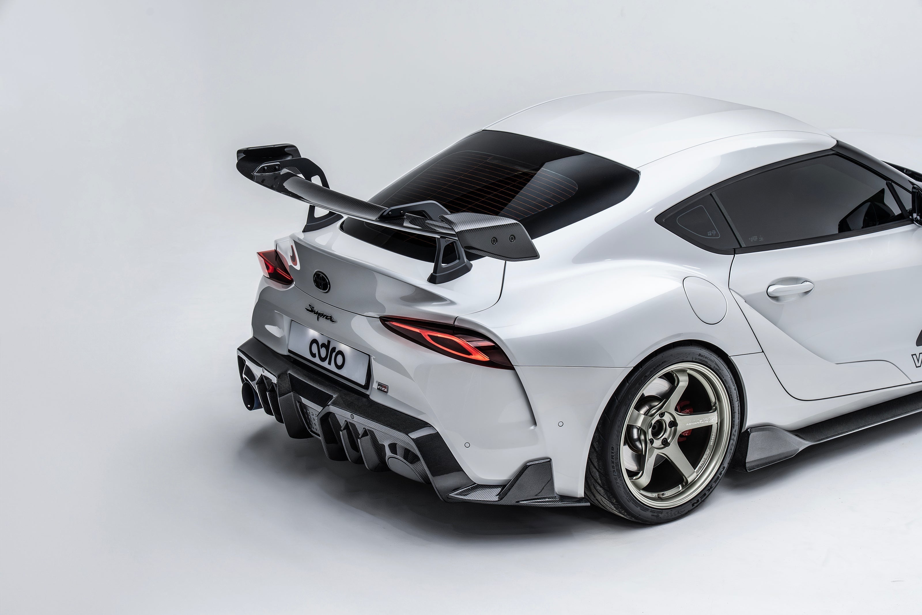 Toyota GR Supra A90 Carbon Fiber Rear Diffuser 2019+ - Rear