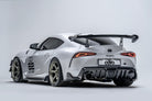 Toyota GR Supra A90 Carbon Fiber Rear Diffuser 2019+ - Rear