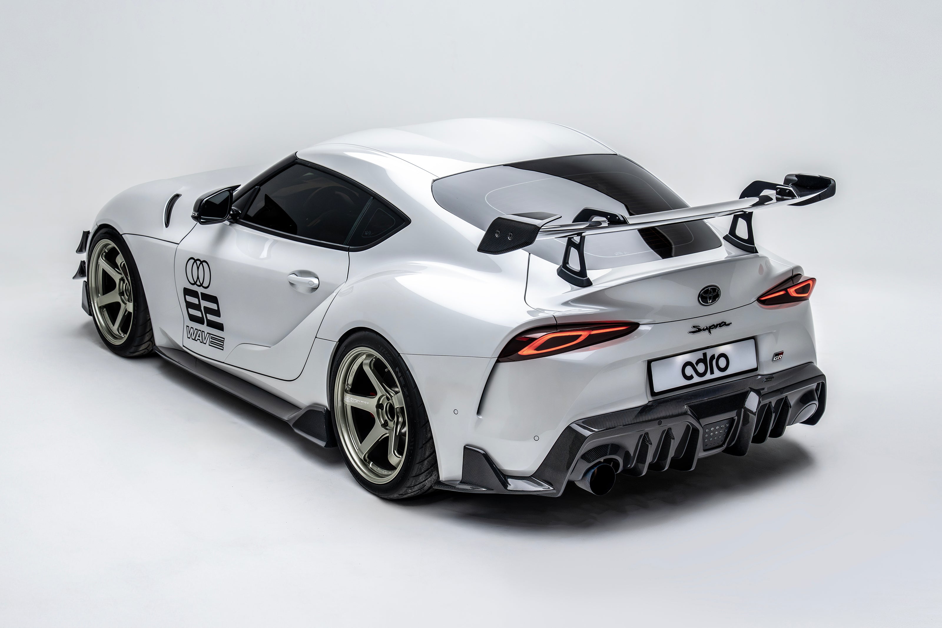 Toyota GR Supra A90 Carbon Fiber Rear Diffuser 2019+ - Rear