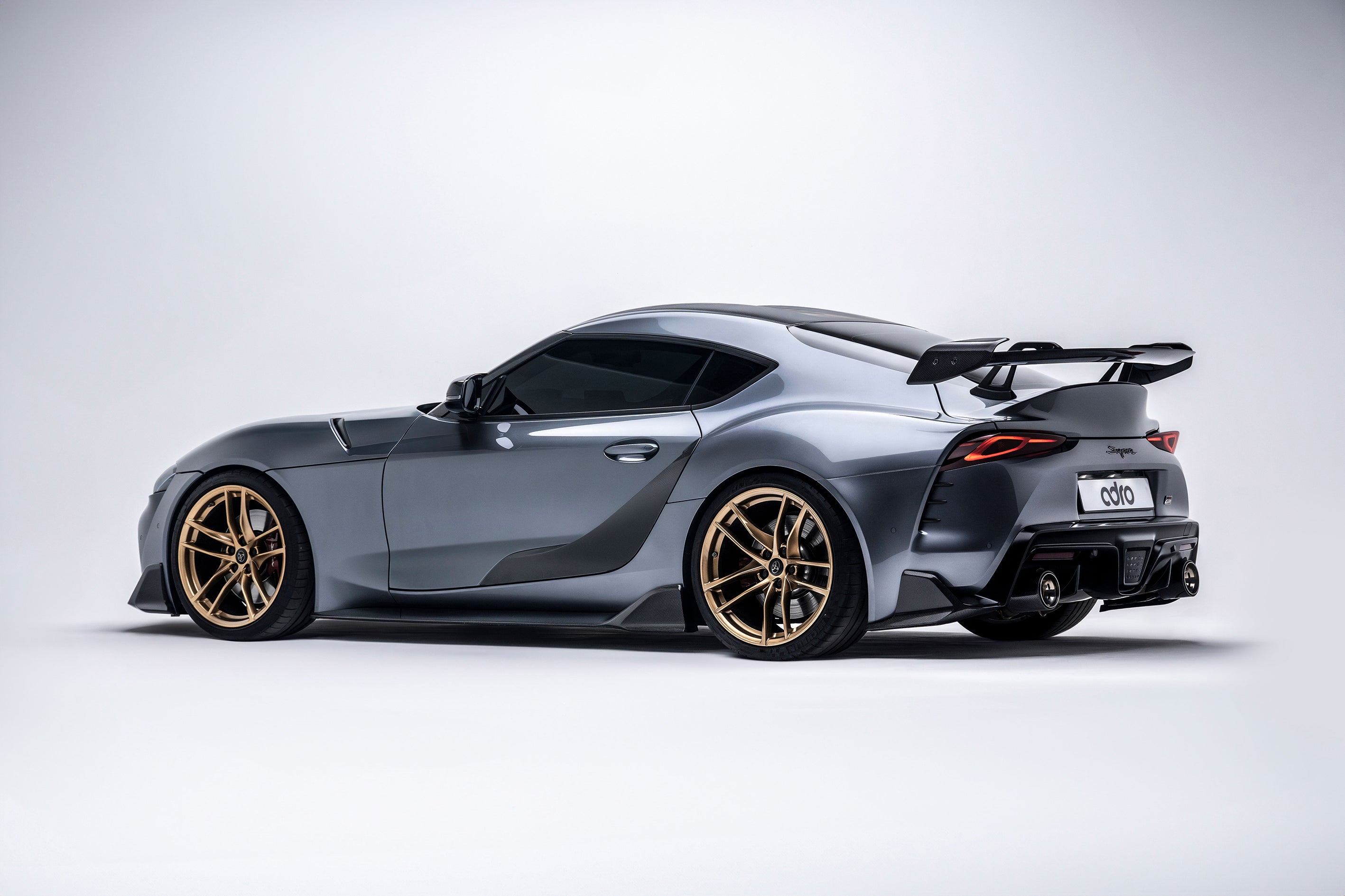 Toyota GR Supra A90 Carbon Fiber Rear Winglets 2019+ - Rear