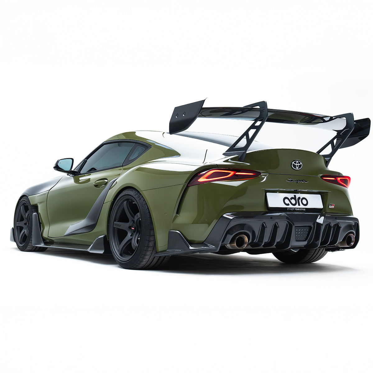 Toyota GR Supra AT-P1 Reverse Swan Neck Wing - Rear Spoiler
