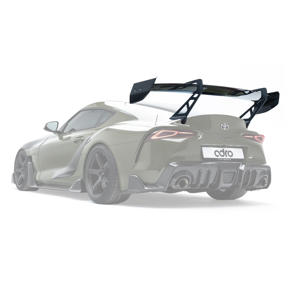 Toyota GR Supra AT-P1 Reverse Swan Neck Wing - Rear Spoiler