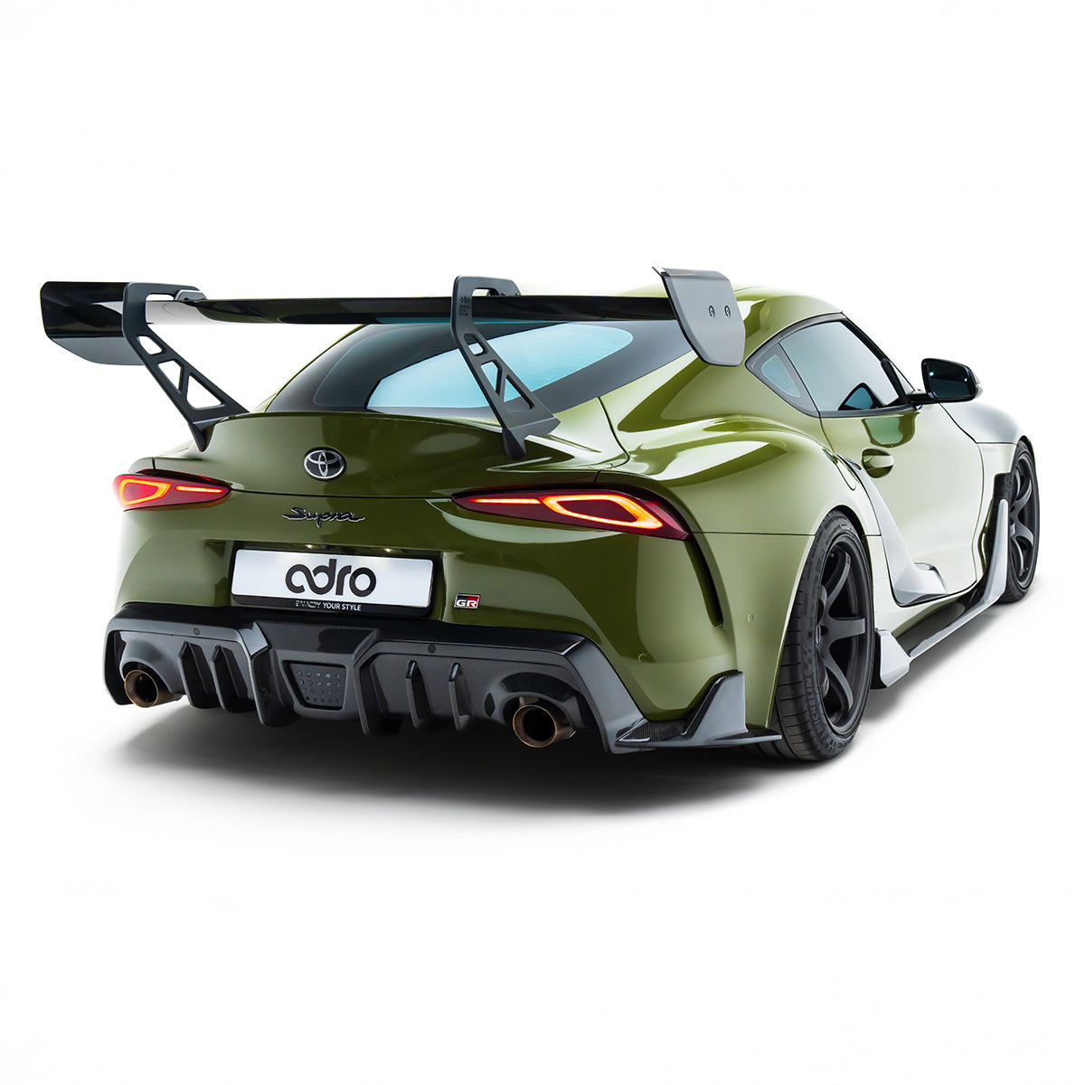 Toyota GR Supra AT-P1 Reverse Swan Neck Wing - Rear Spoiler