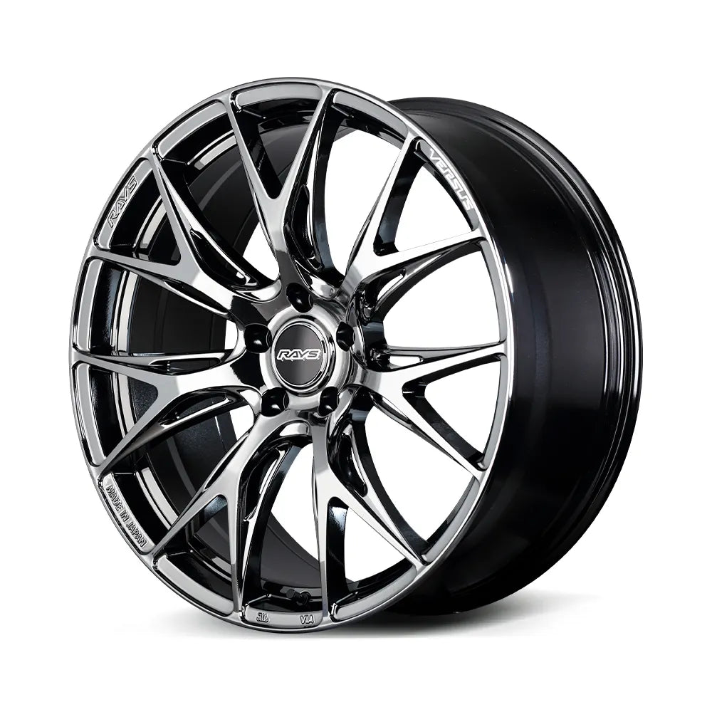 Versus VV27S - 20x8.5 +45 5x108 / Jet Black (YNJ) - Wheels