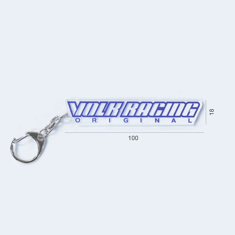 VOLK RACING LOGO ACRYLIC KEY CHAIN - Merchandise