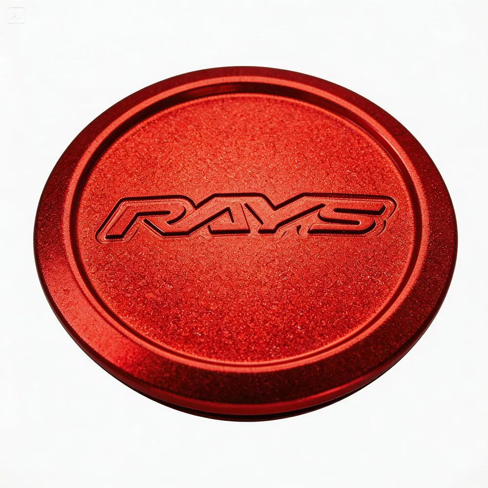Volk Racing Model-01 Centre Cap - Low Type - Metallic Red