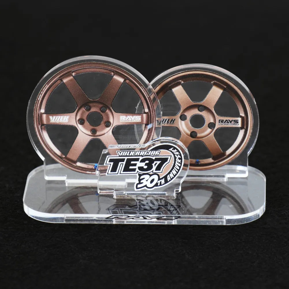 VOLK RACING TE37 30TH ACRYLIC STAND - Bronze - Merchandise