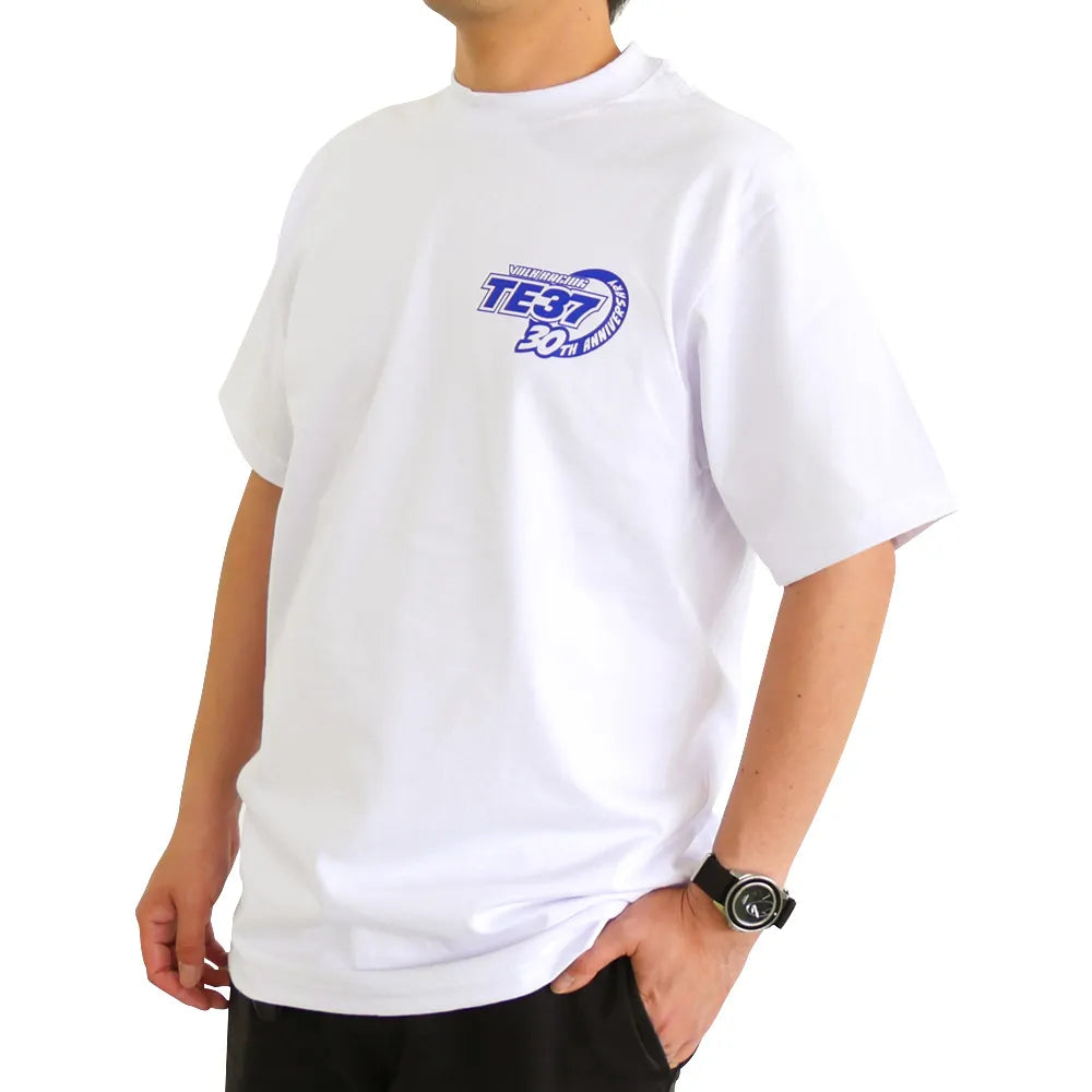 VOLK RACING TE37 30TH LOGO T-SHIRT - White / Medium