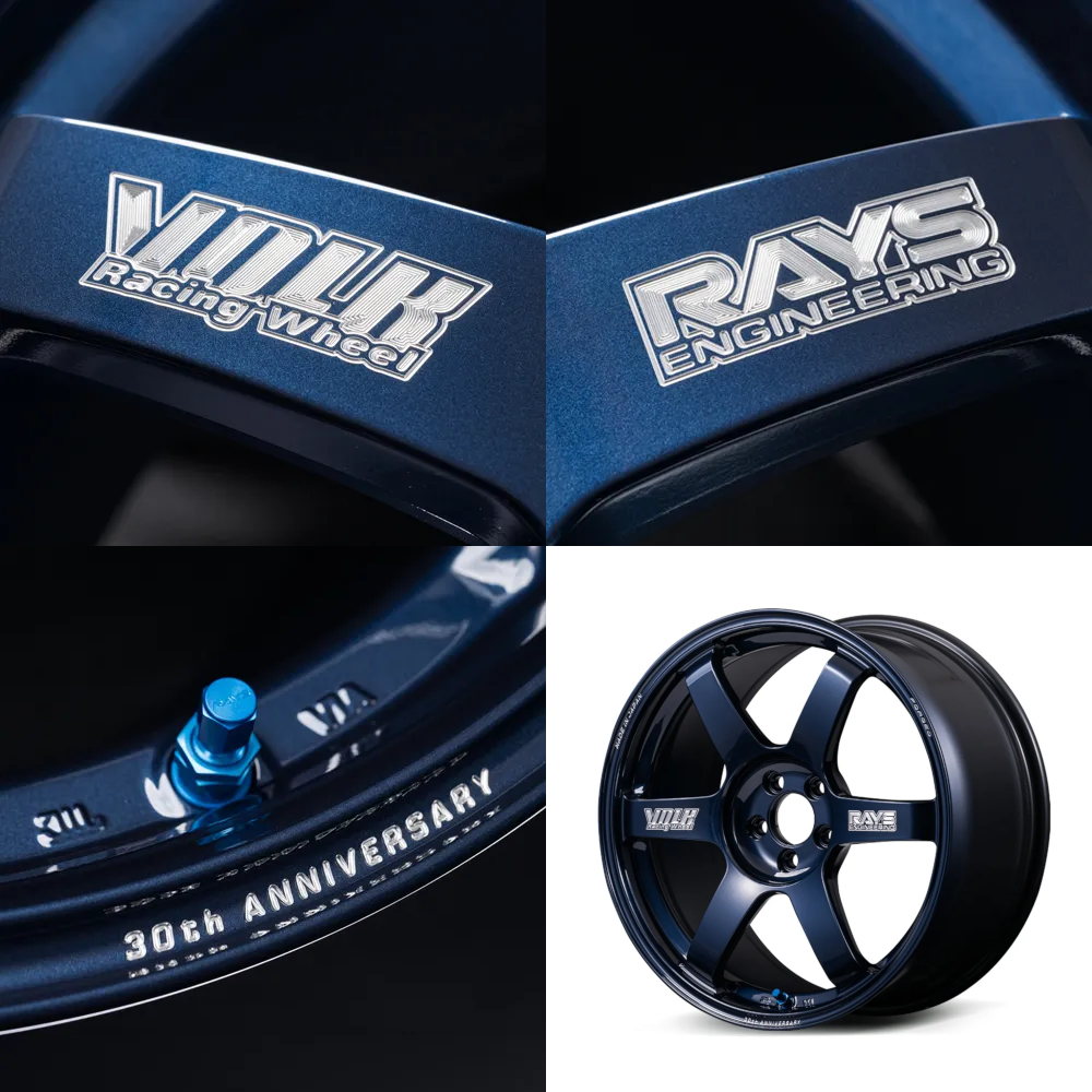 Volk Racing TE37 SAGA S-plus 30th Anniversary MAG Blue